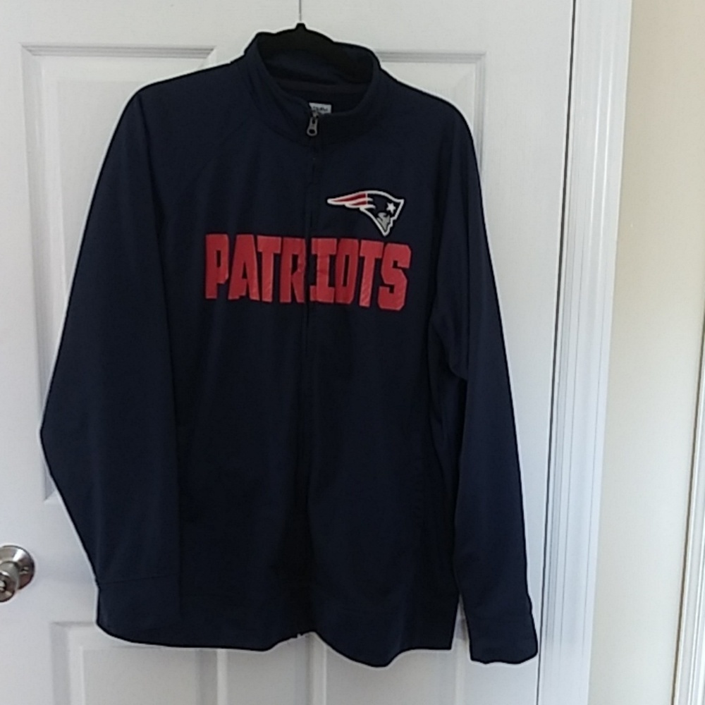 Patriots blue zip up jacket